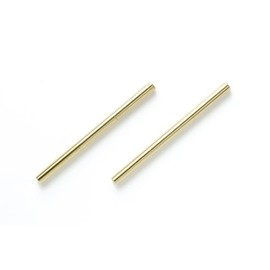 Tamiya Titan Coated 46mm Shaft - 2pcs Stainless; P/N 53851