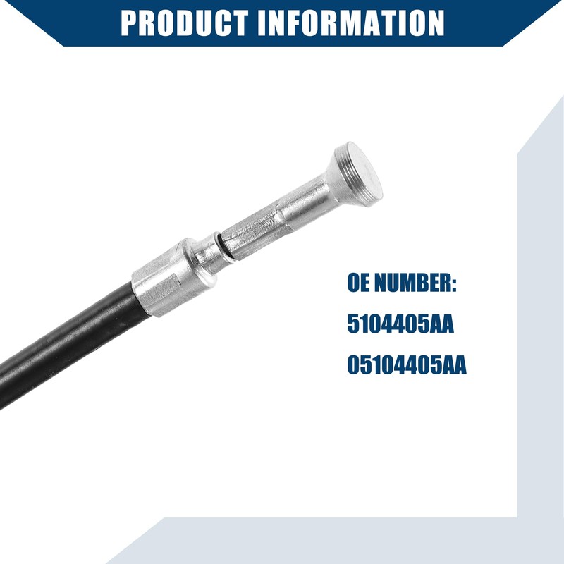 Hihaha No.5104405AA Engine Hood Release Hood Latch Cable for Dodge