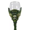 Bohemian Absinthe La Fee Verte Skull With Green Gem And