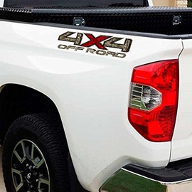 Tundra 4x4 Camouflage Red Hunting Decal Set Tacoma Stickers