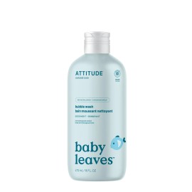 ATTITUDE Baby Bubble Wash 16 Fl Oz EWG Verified Vegan Naturally Derived Cleansing Gel