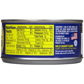 Bumble Bee Snow's Chopped Clams in Clam Juice, 6.5 oz