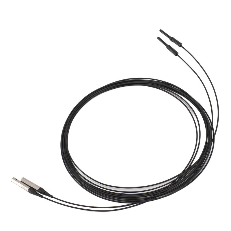 2PCS Fiber Optic Sensor Cable 0‑3600mm Detection Distance Through Beam