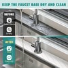 Stone Faucet Mat for Kitchen Sink - Super Absorbent Diatomite