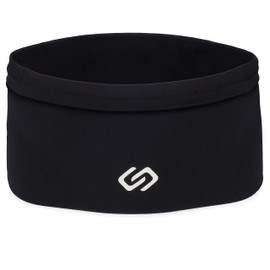 Sporteer Versaflex Hüfttaschen, Laufgürtel, Reisen Geld und Reisepass Gürtel - Passt Große Handys und Persönliche Gegenstände, (X-Small) Schwarz