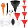 YOYEAH Filling Funnel Set with Hand Pump and Removable Hose