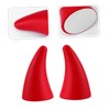 Alipis 2Pcs Bumper Protector Devil Horn Stickers for Automobile Decoration