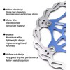 Newgoal Bicycle Disc Brake Disc,180mm Bicycle Brake Disc Mountain Bike