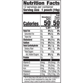 Annie's Organic Fruit Peel-A-Parts Fruit Snacks, Strawberry and Fruit Punch, 12 ct