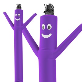 LookOurWay Air Dancers Inflatable Tube Man Attachment - 10 Feet Tall Wacky Waving Inflatable Dancing Tube Guy for Business Promotion - Blower Not Included - Purple