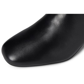 Kenneth Cole Women's Women's ALEC Ankle Boot, Black Leather, 5