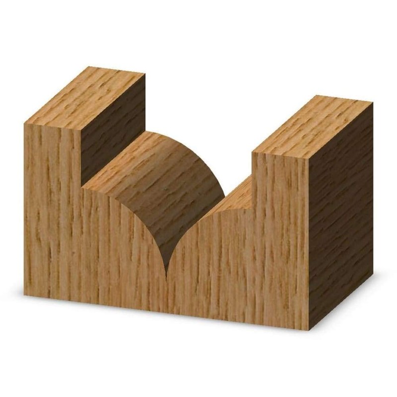 Whiteside Router Bits 1574 Point Cutting Round Over Bit with
