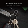 NITEIZE DDK-11-R3 Dual Pass Key Ring, Stainless Steel, Silver