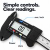 Digital Caliper with LCD Display, 100mm and 150mm Electronic Measuring