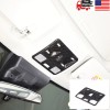 carpart2021 Carbon ABS Reading Lamp Light Trim Panel Interior CoverFor