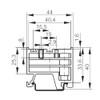 WITTKOWARE Adaptor / Holder for 35 mm DIN Rail 2