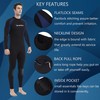 Lemorecn Mens Wetsuits Jumpsuit Neoprene 3/2mm Full Body Diving Suit