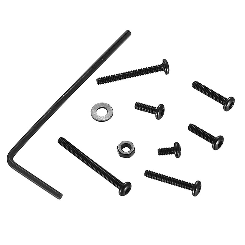 M2 Screws Set, 600 Pieces Rounded Head Allen Screws Nuts