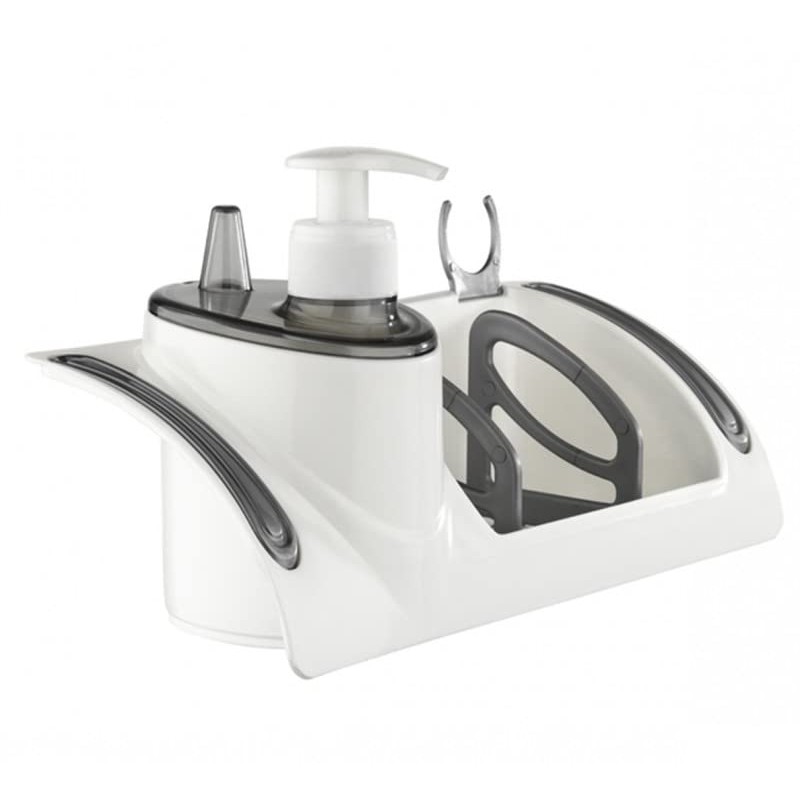 HK Online Kitchen Bathroom TAP SPONGE SOAP Holder & LIQUID