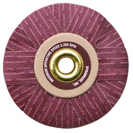 Dynabrade 93168 4-Inch Diameter 150 Grit A/O Spindle-Mount Sanding Star, Maroon