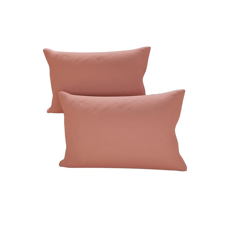 Federe, Coppia Federe Cuscini, Federe Copricuscini, Copricuscini, 100% Cotone Fibra