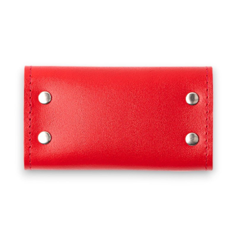 Genuine Leather Key Case with Multiple Key Holders Compact and