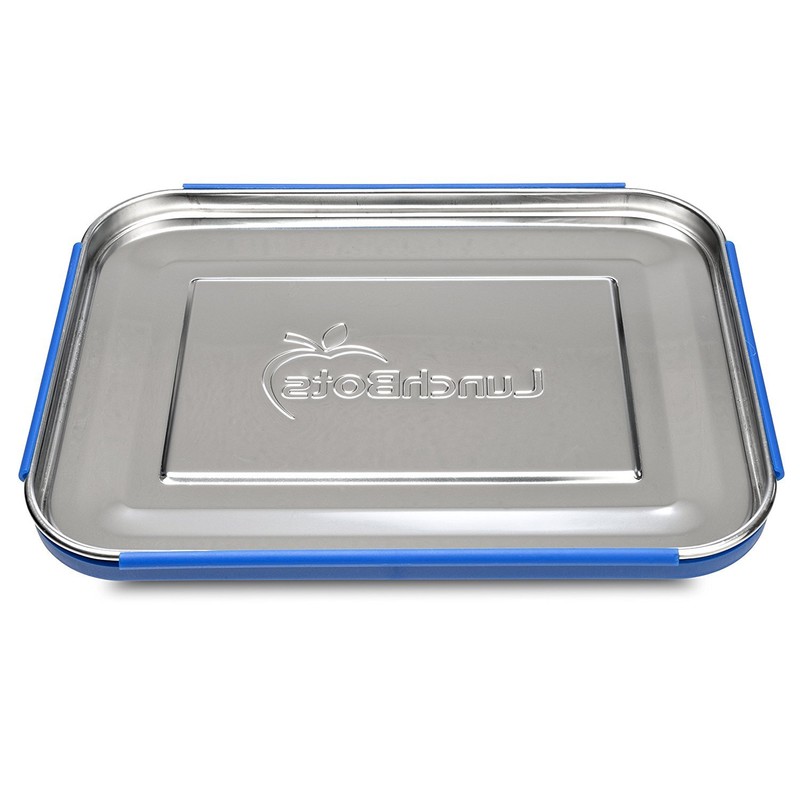 LunchBots Large Cinco Stainless Steel Lunch Container - Five Section