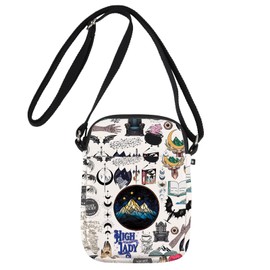 JNIAP ACOTAR Crossbody Bag Velaris City Of Starlight Crossbody Bag Thorns And Roses Merchandise ACOTAR Merch (high lady cb)