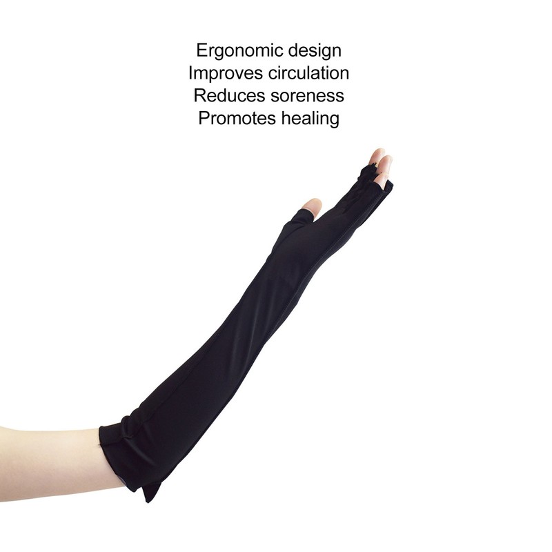 1 Pair Arthritis Compression Gloves Fingerless Compression Gloves for Women
