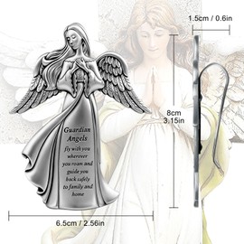 PloreWay Guardian Angel Sun Visor Clip: A Symbolic Travel Companion for Your Safety and Protection
