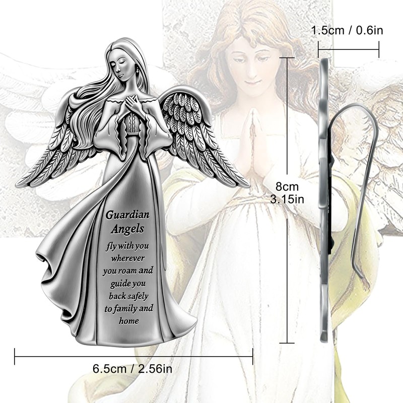 PloreWay Guardian Angel Sun Visor Clip: A Symbolic Travel Companion