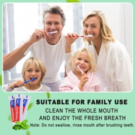 HAIFOTRVA 30 Tubes Bulk Travel Size Toothpaste,0.176 oz Extra Small Toothpaste Travel Size Bulk Mint Mini Disposable Toothpaste for Hotel,Guests,Homeless,Charity(Too Small, Only Good for Single Use)