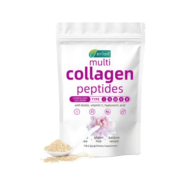 Multi Collagen ,Biotina con Queratina y Ácido Hialurónico – Vitaminas