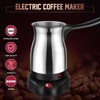 Electric Coffee Pot Ergonomic Handle 600ML Stainless Steel Turkish Coffee