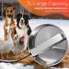 KHEARPSL Heated Automatic Dog Water Bowl Dispenser Outdoor for Large