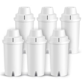 ICPURE Fit for Brita Longlast Water Filter Pitcher for drinking water 6PACK Icepure