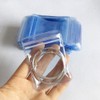 Fnuiddt 100 Pack PVC Clear Jewelry Anti Oxidation Zipper Bag