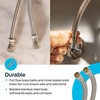 Eastman 48082 Stainless Steel Supply Connector, 3/8" COMP x 3/8"