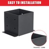 AXWHYS 6x6 Post Base 4 Pcs, (Inner Size 5.6x5.6) Post