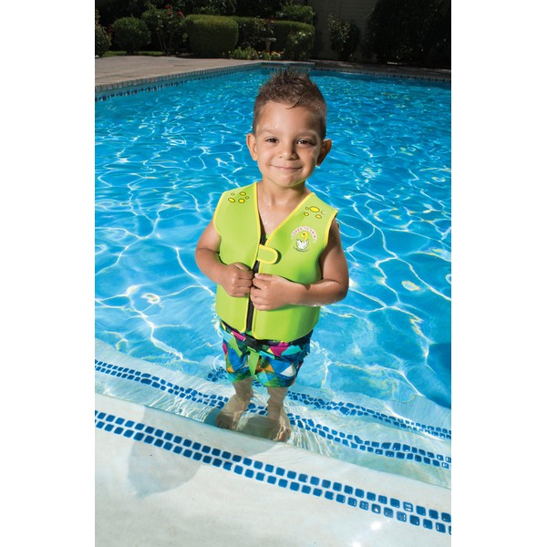 Poolmaster 50566 Learn-to-Swim Dino Kid's Swim Vest, 1-3 Years Old