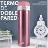 J.H COMPANY Termo De Acero Inoxidable Doble Seguro Antiderrame 500