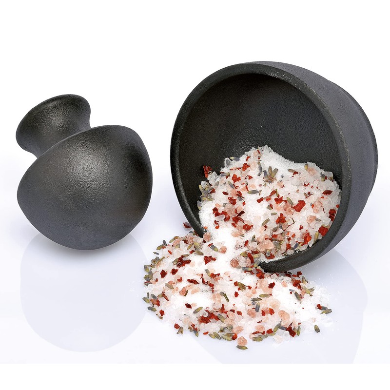 Zassenhaus Manu Cast Iron Mortar & Pestle, 4" x 3",