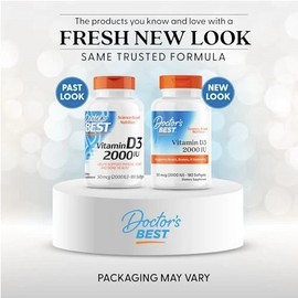 Vitamin D3 1000 IU Supports Bone Health Immune Function Non GMO 180 Count