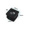 SG Store 10pcs 20x20mm M8 Square Adjustable Casters Nuts Pipe
