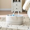 luxury little Diaper Caddy Organizer, Large Cotton Rope Nursery Baby