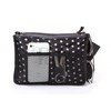 Periea Chelsy Handbag Organiser Insert (Black with White Polka-dots, Small)
