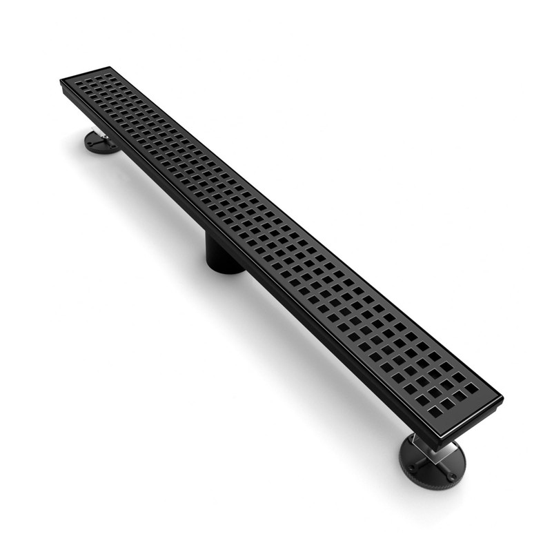 BARONAGE Linear Shower Drain 32 Inch Rectangular Floor Drain with