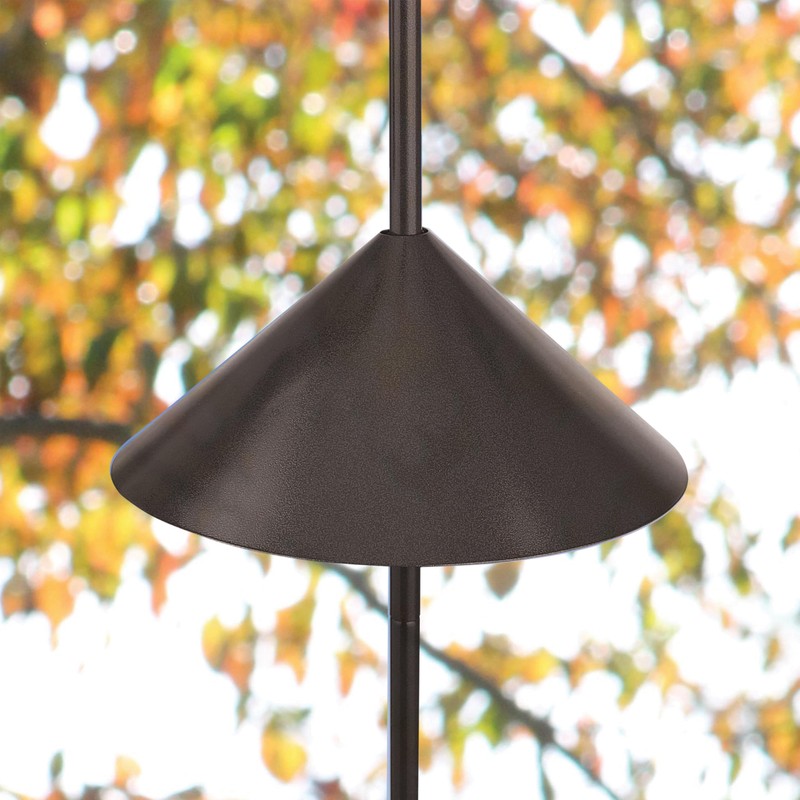 More Birds Squirrel-X Wrap Around Metal Squirrel Baffle Protects Bird