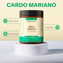 Cardo Mariano, Cúrcuma y Moringa Multivitamínico Natural VITAL BOTANICS