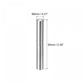 sourcing map 4 Pairs Weldable Barrel Hinges Male to Female 304 Stainless Steel 60 mm x 8 mm